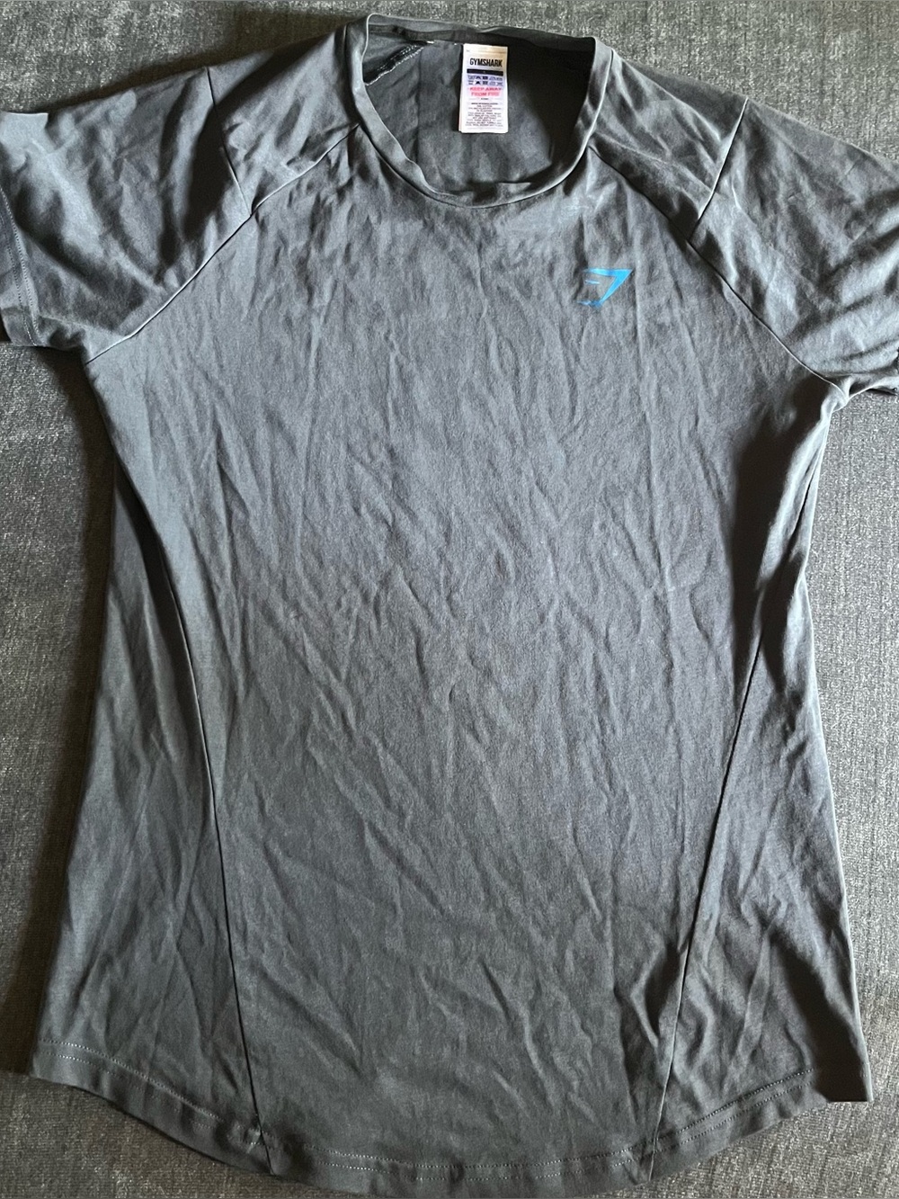GYMSHARK Men’s size Large BOLD T-SHIRT NAVY